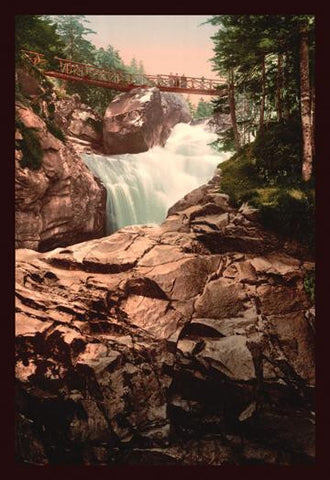 Cerisy Waterfall 12x18 Giclee on canvas