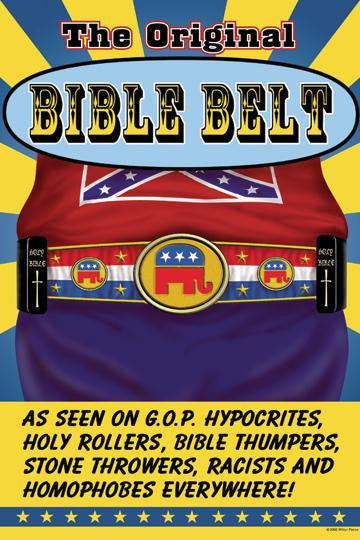 Bible Belt 12x18 Giclee on canvas