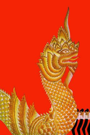 Dragon Temple of Siam 12x18 Giclee on canvas