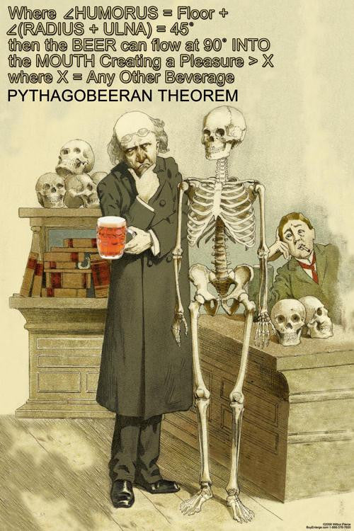 Pythagobeeran Theorem 12x18 Giclee on canvas