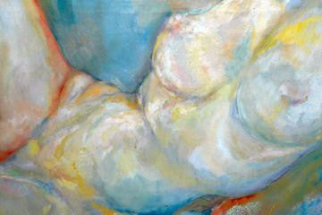 Torso 12x18 Giclee on canvas