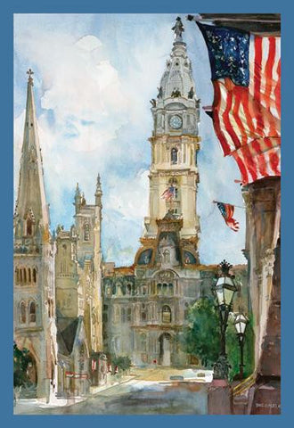 Phila. City Hall I 12x18 Giclee on canvas