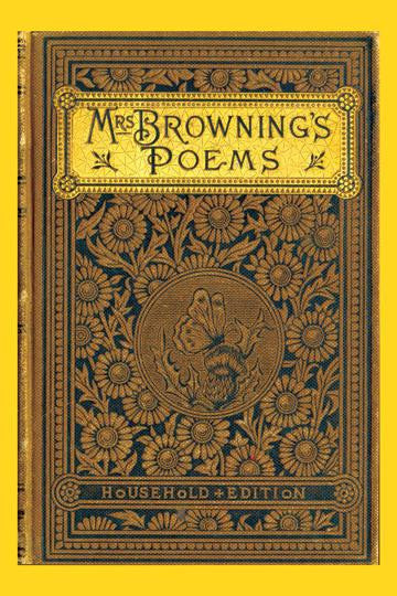 Mrs. Browning&#39;s Poems 12x18 Giclee on canvas