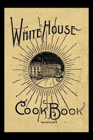 White House Cook Book 12x18 Giclee on canvas