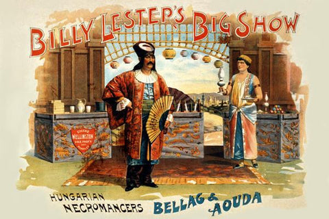 Billy Lester&#39;s Big Show 12x18 Giclee on canvas