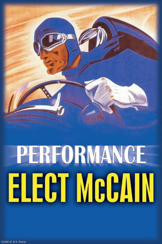 Elect McCain 12x18 Giclee on canvas