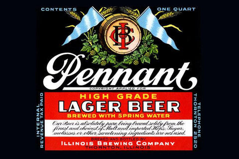 Pennant Lager Beer 12x18 Giclee on canvas