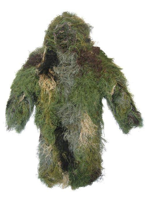 Ultra-Light Long Ghillie Jacket Medium-Large Woodland