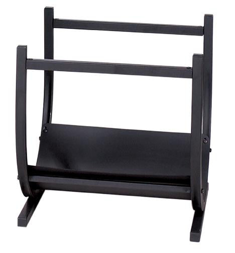 Black Wrought Iron Log Rack