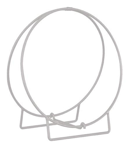 36in. Stainless Steel Log Hoop - 1-2in. Solid Stock