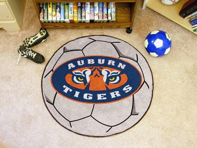 Auburn University Soccer Ball Rug