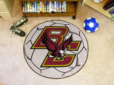 Boston College Soccer Ball Rug