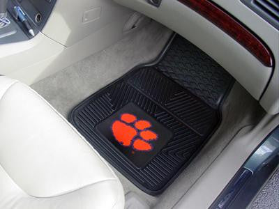 Clemson University Heavy Duty 2-Piece Vinyl Car Mats