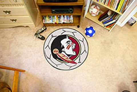 Florida State University Soccer Ball Rug