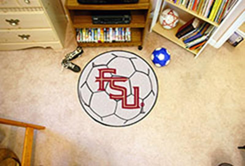 Florida State University Soccer Ball Rug