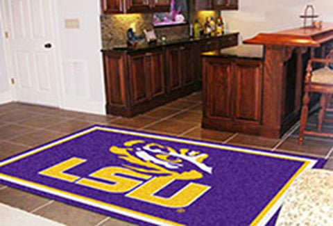 Louisiana State University  5 x 8 Rug