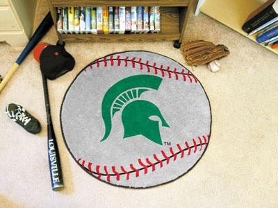 Michigan State University Baseball Rug