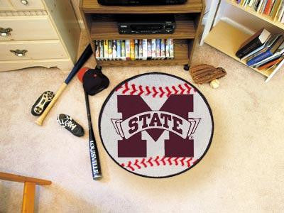 Mississippi State University Baseball Rug