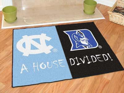 North Carolina - Duke All-Star House Divided Rug