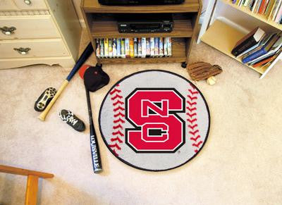 North Carolina State Baseball Rug