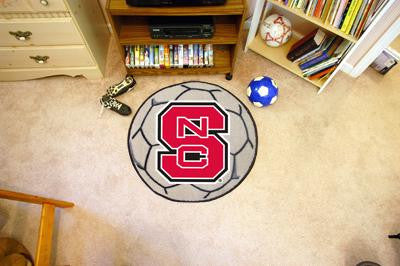 North Carolina State Soccer Ball Rug