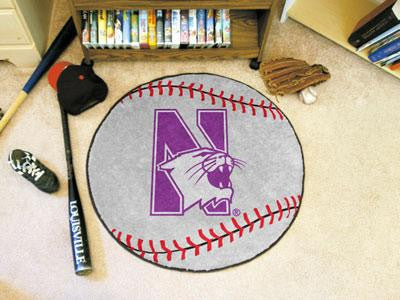 Northwestern University Baseball Rug