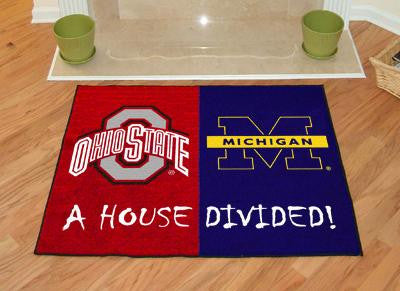 Ohio State - Michigan All-Star (House Divided) Rug