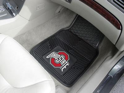 Ohio State University Heavy Duty 2-Piece Vinyl Car Mats