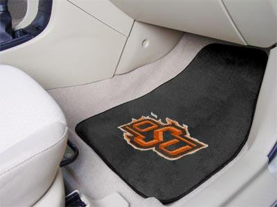 Oklahoma State University 2 Piece Front Car Mats