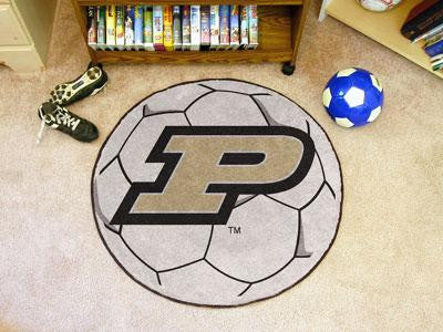 Purdue University Soccer Ball Rug