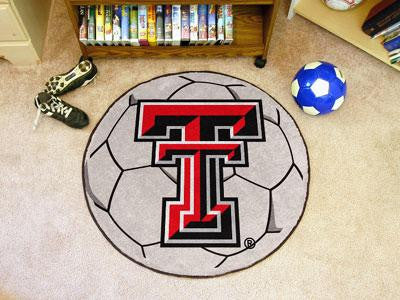 Texas Tech University Soccer Ball Rug