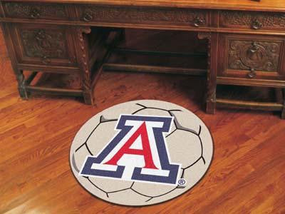 University of Arizona Soccer Ball Rug