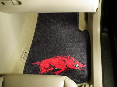 University of Arkansas 2 Piece Front Car Mats