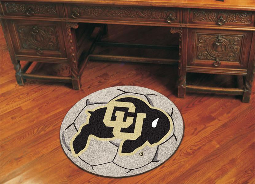 University of Colorado Soccer Ball Rug