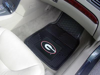 University of Georgia Heavy Duty 2-Piece Vinyl Car Mats