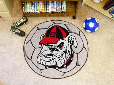 University of Georgia Soccer Ball Rug