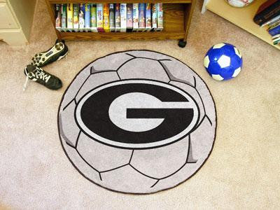 University of Georgia Soccer Ball Rug