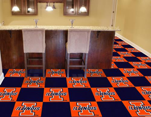 University of Illinois Carpet Tiles