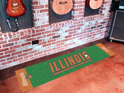 University of Illinois Golf Putting Green Mat