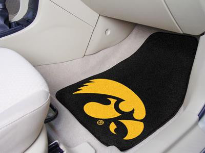 University of Iowa 2 Piece Front Car Mats