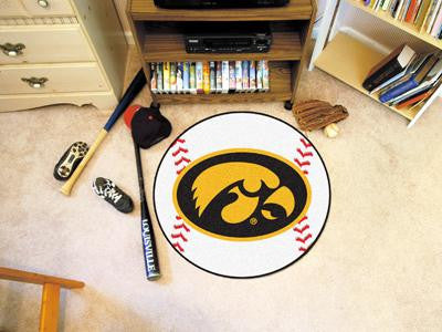 University of Iowa Baseball Rug