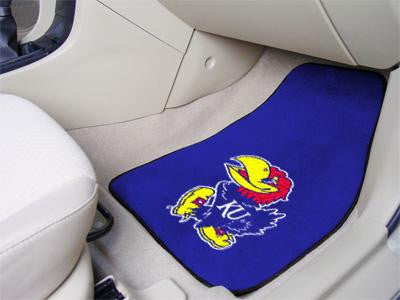 University of Kansas 2 Piece Front Car Mats