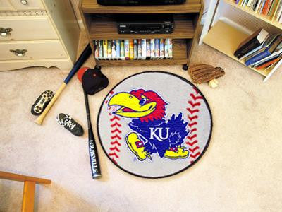 University of Kansas Baseball Rug