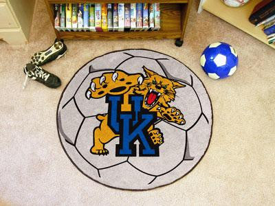 University of Kentucky Soccer Ball Rug