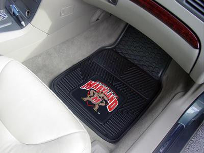 University of Maryland Heavy Duty 2-Piece Vinyl Car Mats