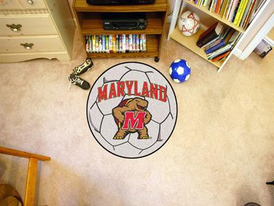 University of Maryland Soccer Ball Rug