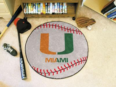 University of Miami Baseball Rug