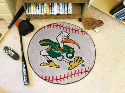 University of Miami Baseball Rug