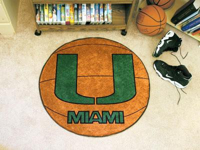 University of Miami Basketball Rug