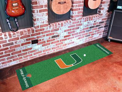 University of Miami Golf Putting Green Mat